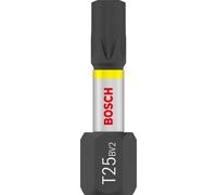 BOSCH Embout PRO Torx Impact, T25, 25 mm, Présentoir, 10 x 25 pieces 2607002806