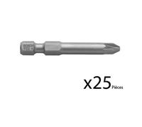 Bosch Embouts de vissage PZ 2 extra durs 49 mm - Lot de 25 (2607002506)