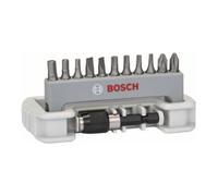 Bosch Accessories 2608522131 Jeu dembouts 12 pièces vis à fente, cruciforme Phillips, vis Pozidriv, 6 pans intérieurs, 6 pans intérieurs (TX)