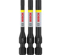 Bosch Embouts PRO T Impact T25 T30 T40 55 mm – 3 pièces 2608521U55