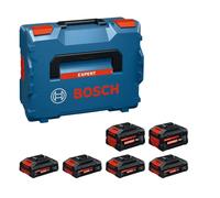Bosch - ensemble de batteries 6 pièces EXBA 18V-40 Li-Ion 4.0 Ah, 4 pcs et EXBA 18V-80 Li-Ion 8.0 Ah, 2 pcs 1600A0373G