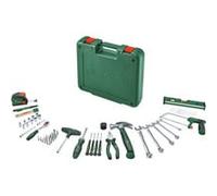 Bosch Coffret d'outils 63 pièces 1600A039HY – Valise rigide Vert/Noir