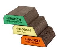 Bosch EXPERT 2608901174 - EXPERT Set 3 pièces éponge abrasive, 69 x 97 x 26 mm, M, F, SF