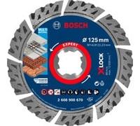 Bosch EXPERT MultiMaterial disque diamant X-LOCK 125 mm