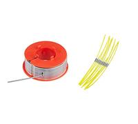 Bosch F016800175 Bobine de Fil pour Easytrim et Combitrim 8 m x 1,6 mm & Sachet de 10 fils Accessoire pour coupe bordure ART 23 Combitrim (23cm)
