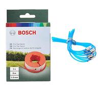 Bosch F016800175 Bobine de Fil pour Easytrim et Combitrim 8 m x 1,6 mm & Sachet de 10 fils - Accessoire pour coupe bordure ART 30 Combitrim (30cm) Bleu