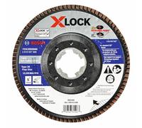 BOSCH FDX2950060 Lot de 10 disques à lamelles X-Lock Type 29 Grain 60 12,7 cm