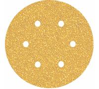 BOSCH Feuille abrasive EXPERT C470 a 6 trous, 150 mm, G 40, 50 pieces 2608900917