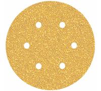 BOSCH Feuille abrasive EXPERT C470 a 6 trous 150 mm, G 40, 5pcs 2608900813