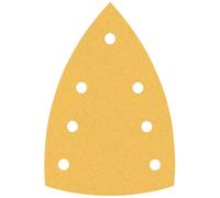 Feuilles abrasives BOSCH delta bois peinture Expert C470 - 100x150 mm - 7 trous - Boite de 10 pièces - Grain 120 - 2608901117