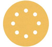 BOSCH Feuille abrasive EXPERT C470 a 8 trous, 115 mm, G 120, 5 pieces 2608900797