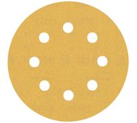 BOSCH Feuille abrasive EXPERT C470 a 8 trous, 115 mm, G 180, 5 pieces 2608900798
