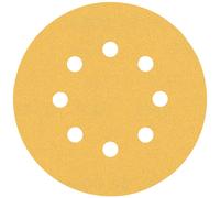 BOSCH Feuille abrasive EXPERT C470 a 8 trous, 125 mm, G 120, 50 pieces 2608900912
