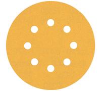 BOSCH Feuille abrasive EXPERT C470 a 8 trous, 125 mm, G 220, 50 pieces 2608901121