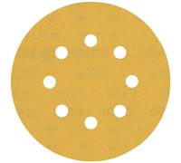 BOSCH Feuille abrasive EXPERT C470 a 8 trous, 125 mm, G 320, 50 pieces 2608900915
