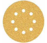 BOSCH Feuille abrasive EXPERT C470 a 8 trous, 125 mm, G 40, 50 pieces 2608900908