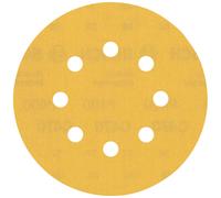 BOSCH Feuille abrasive EXPERT C470 a 8 trous, 125 mm, G 400, 5 pieces 2608900811