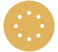 BOSCH Feuille abrasive EXPERT C470 a 8 trous, 125 mm, G 60, 5 pieces 2608900804