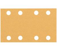 BOSCH Feuille abrasive EXPERT C470 a 8 trous, 80 x 133 mm, G 100, 10 pieces 2608900880