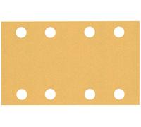 BOSCH Feuille abrasive EXPERT C470 a 8 trous, 80 x 133 mm, G 120, 10 pieces 2608900881