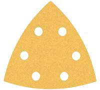 Bosch 5x Feuilles abrasives EXPERT C470 (pour Peinture sur bois, Bois dur, Ø 93x93 mm, Grain 120, Professional Accessoire Ponceuse Delta)
