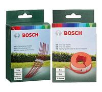 Bosch Fil pour coupe-bordure 26 Combitrim Extra long 26 cm Pack de 10 & F016800175 Bobine de Fil pour Easytrim et Combitrim 8 m x 1,6 mm