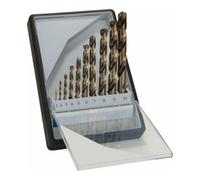 Bosch Forets à métaux HSS-Co Robust Line, jeu de 10 pièces 1; 2; 3; 4; 5; 6; 7; 8; 9; 10 mm Quantité:1
