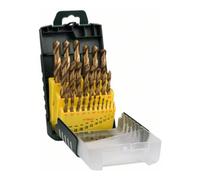 Bosch Forets à métaux HSS-TiN, set de 25 pièces Quantité:1