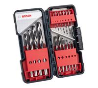 Bosch Forets hélicoïdaux Bosch HSS PointTeQ, set ToughBox 18 pièces Quantité:1