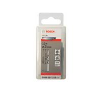 Bosch Forets métal HSS‑R 2608597219 Ø 3 mm DIN 1897 – Lot de 10