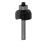 Bosch Fraise à chanfreiner Ø25,4 mm R1 4 mm Tige 6 mm L12,6 mm G54 mm – Quantité 1
