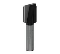 Bosch 1x Fraise à rainurer droite PRO, deux goujures (pour Bois résineux, Bois dur, Ø 15 mm, Professional Accessoire Défonceuse manuelle, Fraise à araser)