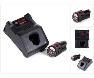 Bosch GAL 12V-40 Professional chargeur rapide pour batteries 12V ( 1600A019R3 ) + 3,0 Ah batterie ( 1600A00X79 )