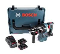 Bosch GBH 18 V-26 Professional Marteau perforateur sans-fil SDS-plus Brushless 2,6 J 18V + 2x Batteries GBA 18 V 4,0 Ah ProCORE + Chargeur GAL 1880 CV + Coffret L-Boxx
