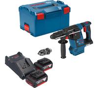 Bosch GBH 18V-26 F Marteau perforateur sans fil professionnel 18 V 2.6 J SDS plus sans balais + 2x batteries rechargeables 5.0 Ah + chargeur + L-Boxx