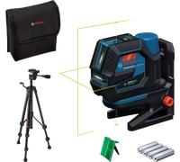 Bosch GCL 12V-50-22 CG 12V Batterie Laser Croix En Sac + Trépied (batteries Incluses)