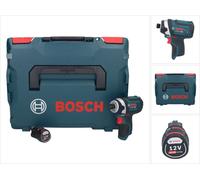 Bosch GDR 12V-105 Professional Visseuse à chocs sans fil 12 V 105 Nm 1/4'' + 1x batterie 2,0 Ah + L-Boxx - sans chargeur