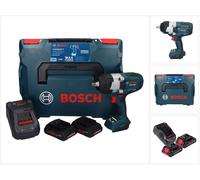 Bosch GDS 18V-1000 Professional Visseuse à chocs sans fil 18 V 1000 Nm BITURBO Brushless + 2x batterie ProCORE 4,0 Ah + chargeur + L-Boxx