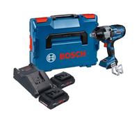 Bosch GDS 18V-1600 HC Professional Visseuse à choc sans fil 18 V 1600 Nm 3/4'' BITURBO Brushless + 2x batterie ProCORE 4,0 Ah + chargeur + L-Boxx