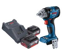 Bosch GDS 18V-330 HC Professional Visseuse à choc sans fil 18 V 330 Nm 1/2" Brushless + 2x batterie 4,0 Ah + chargeur
