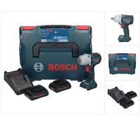 Bosch GDS 18V-450 HC Visseuse à chocs sans fil 18 V 450 Nm 1/2'' ( 06019K4002 ) + 2x batterie ProCORE 4,0 Ah + chargeur + L-Boxx