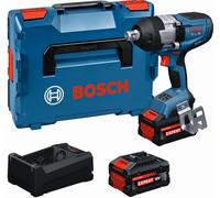 BOSCH GDS18V-1600H PROFESSIONAL Boulonneuses sans-fil, 2x8,0Ah, L-BOXX 06019M1102