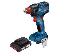 Bosch GDX 18V-200 Professional Visseuse à chocs sans fil 18 V 200 Nm Brushless + 1x batterie 2,0 Ah - sans chargeur