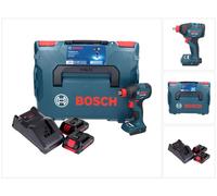 Bosch GDX 18V-210 C Professional Visseuse à chocs sans fil 18 V 210 Nm Brushless ( 06019J0203 ) + 2x batterie ProCORE 4,0 Ah + chargeur + module de connectivité + L-Boxx