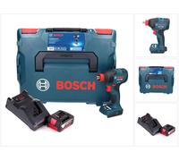 Bosch GDX 18V-210 C Professional Visseuse à chocs sans fil 18 V 210 Nm Brushless + 1x batterie 4,0 Ah + chargeur + module de connectivité + L-Boxx