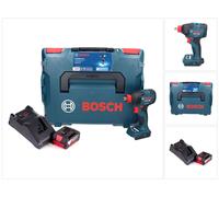 Bosch GDX 18V-210 C Professional Visseuse à chocs sans fil 18 V 210 Nm Brushless + 1x batterie 5,0 Ah + chargeur + module de connectivité + L-Boxx