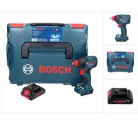 Bosch GDX 18V-210 C Professional Visseuse à chocs sans fil 18 V 210 Nm Brushless + 1x batterie ProCORE 4,0 Ah + module de connectivité + L-Boxx - sans chargeur