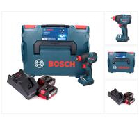 Bosch GDX 18V-210 C Professional Visseuse à chocs sans fil 18 V 210 Nm Brushless + 2x batterie 5,0 Ah + chargeur + module de connectivité + L-Boxx