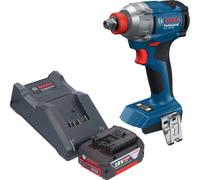 Bosch GDX 18V-285 Professional Visseuse à chocs sans fil 18 V 285 Nm 1/4'' Brushless + 1x batterie 4,0 Ah + chargeur