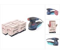 Bosch GEX 125-1 AE Ponceuse excentrique 250 watts 125 mm ( 0601387500 ) + 4x Toolbrothers TURTLE Set de ponçage